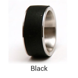 Smart Black Colour Ring